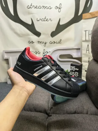 Adidas Superstar 可口可乐 黑红 生活款运动鞋 5