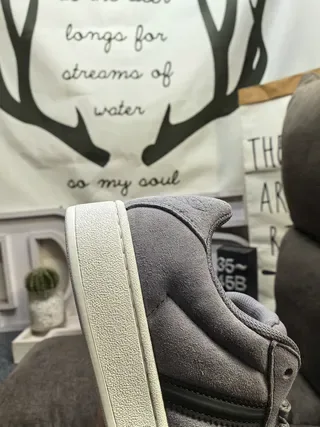 Adidas Superstar Gray Suede Lifestyle Sneakers 3