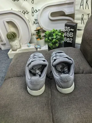 Adidas Superstar Gray Suede Lifestyle Sneakers 8