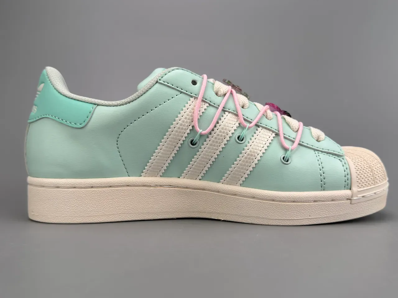 Adidas Superstar Mint Green Shell-Toe Lifestyle Sneakers 10