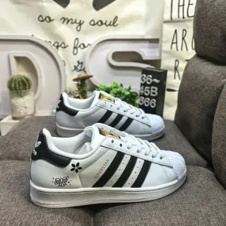 Adidas Superstar White and Black Lifestyle Sneakers