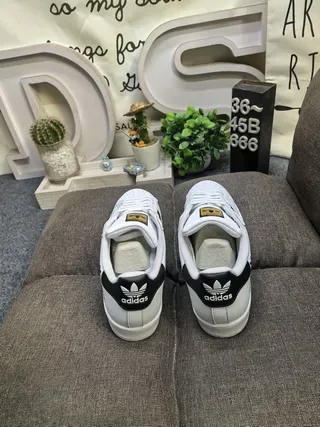 Adidas Superstar tênis lifestyle branco e preto 8