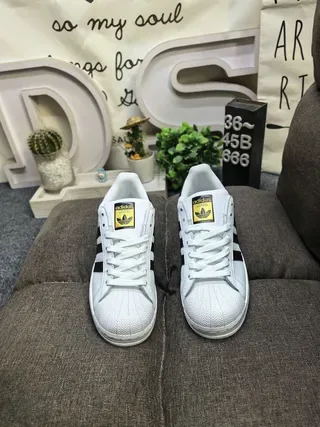 Adidas Superstar tênis lifestyle branco e preto 10