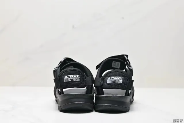 Adidas Terrex Black Multi-Strap Adjustable Casual Sandals 4