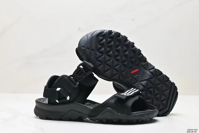 Adidas Terrex Black Multi-Strap Adjustable Casual Sandals 5