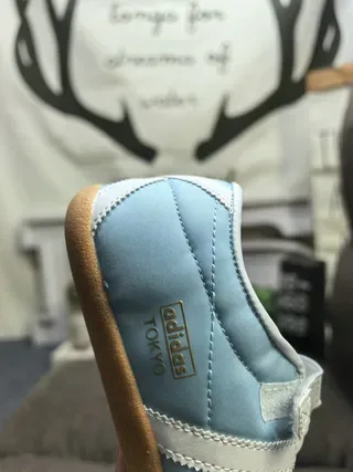 Adidas Tokyo Light Blue Laceless Training Sneakers 3