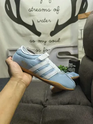 Adidas Tokyo Light Blue Laceless Training Sneakers 5