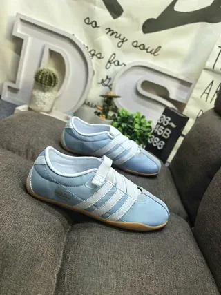 Adidas Tokyo Light Blue Laceless Training Sneakers 9