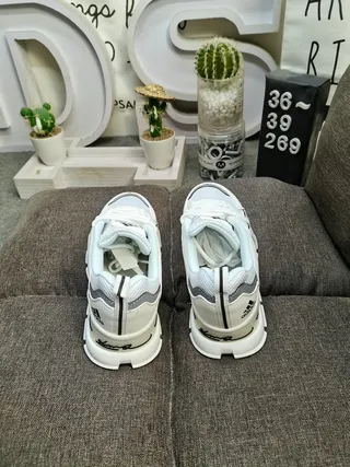 Adidas White and Pink Lifestyle Sneakers 8