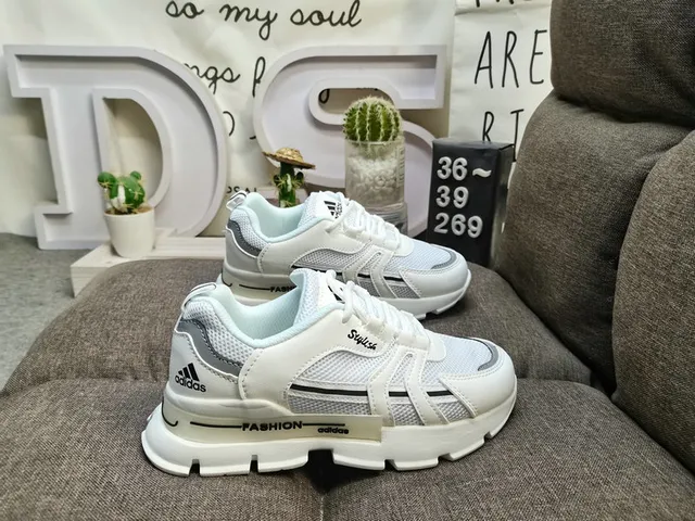 Adidas White and Pink Lifestyle Sneakers 11