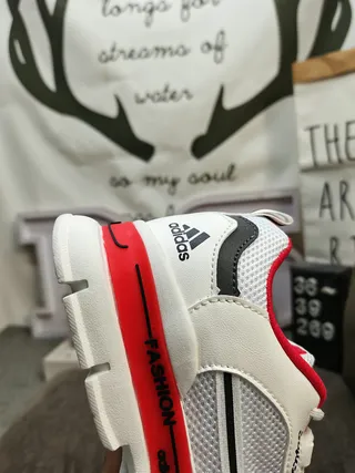 Adidas White and Pink Lifestyle Sneakers 12