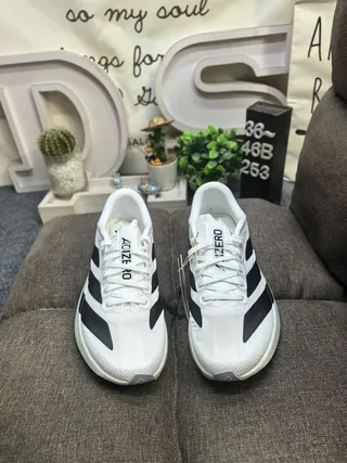 Adidas White Black Mesh Upper Three Stripes Lifestyle Sneakers 10