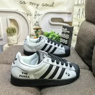 Adidas सफेद काला Shell-Toe Three Stripes लाइफस्टाइल स्नीकर
