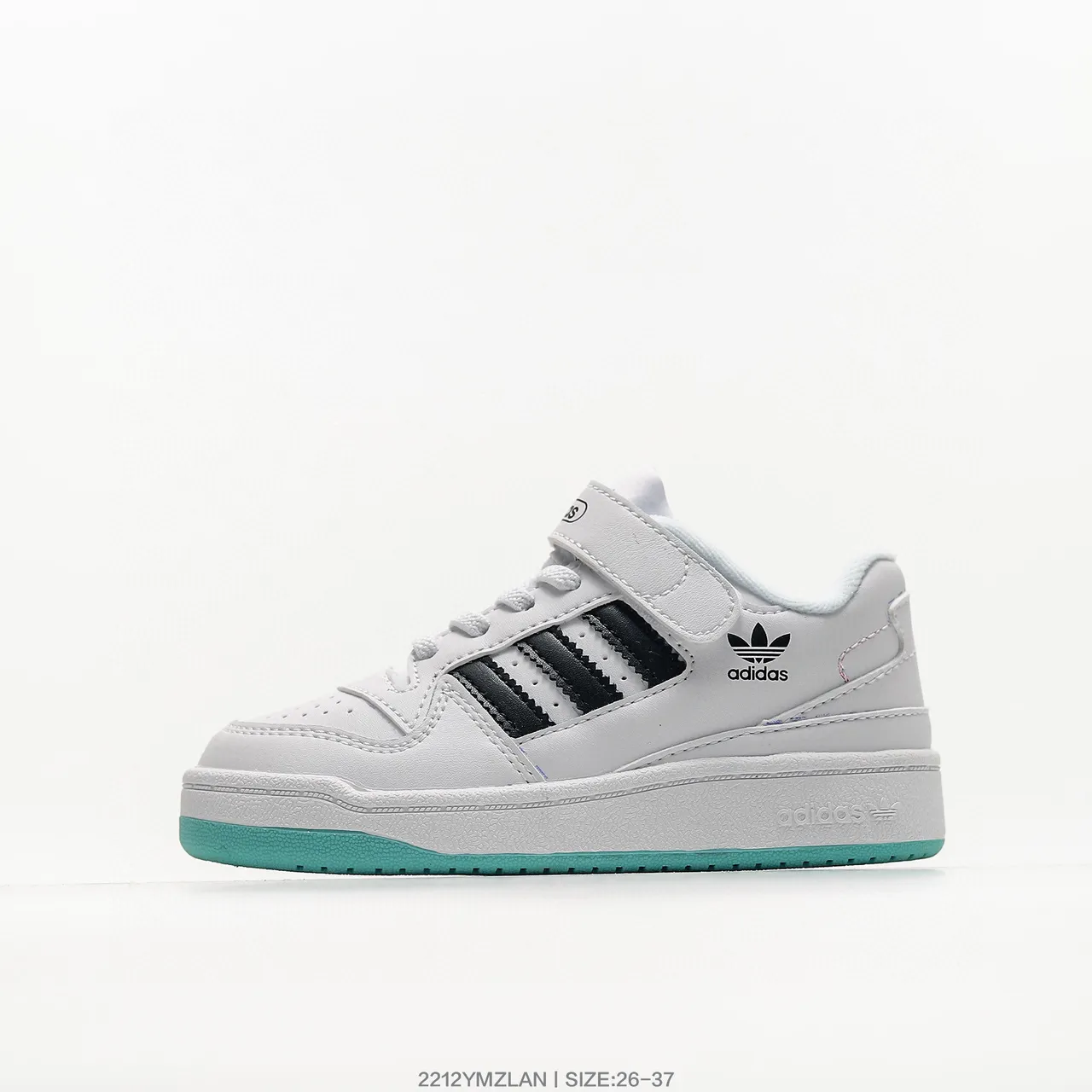 Adidas White Green Low-Top Laceless Strap Closure Lifestyle Sneakers 14