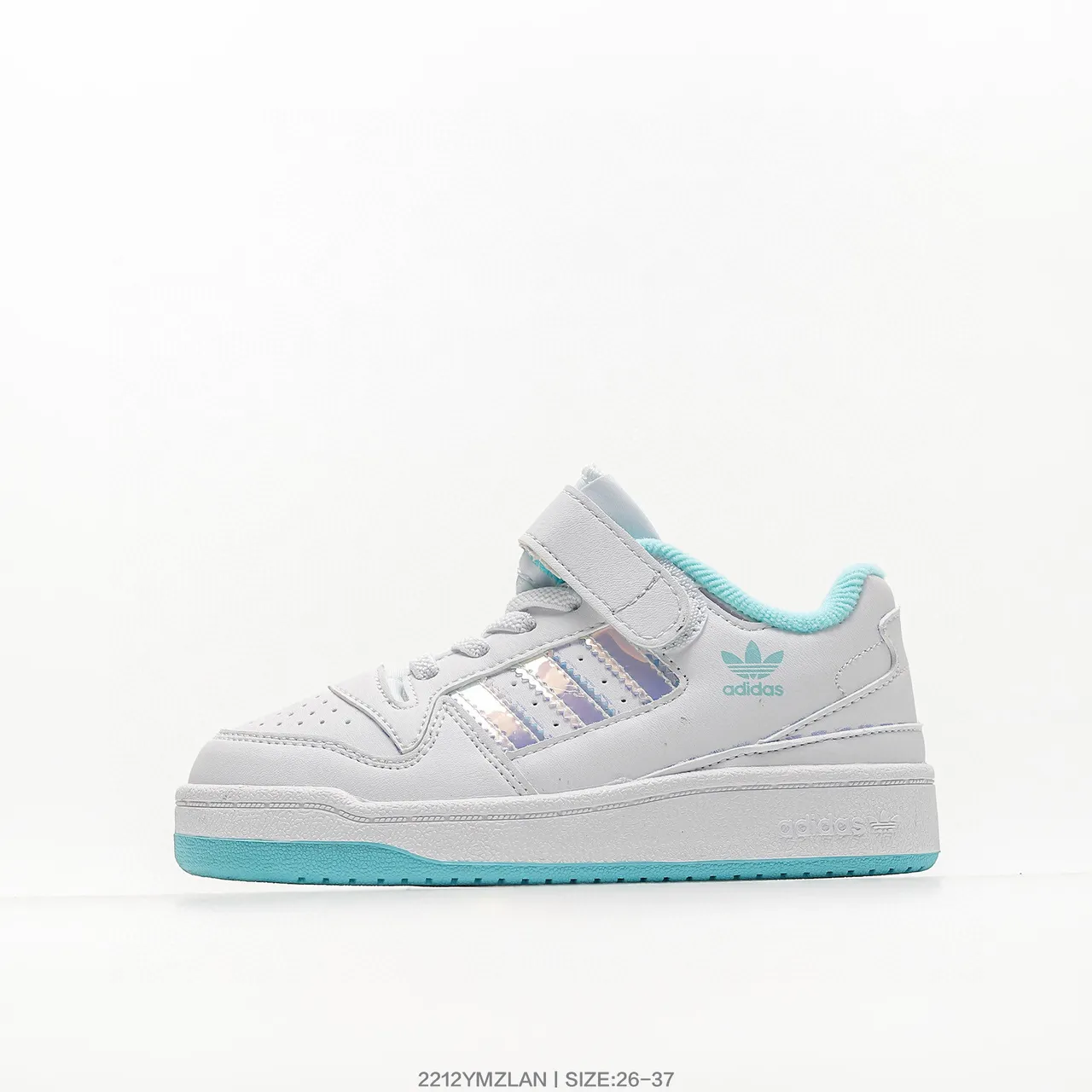 Adidas White Green Low-Top Laceless Strap Closure Lifestyle Sneakers 17