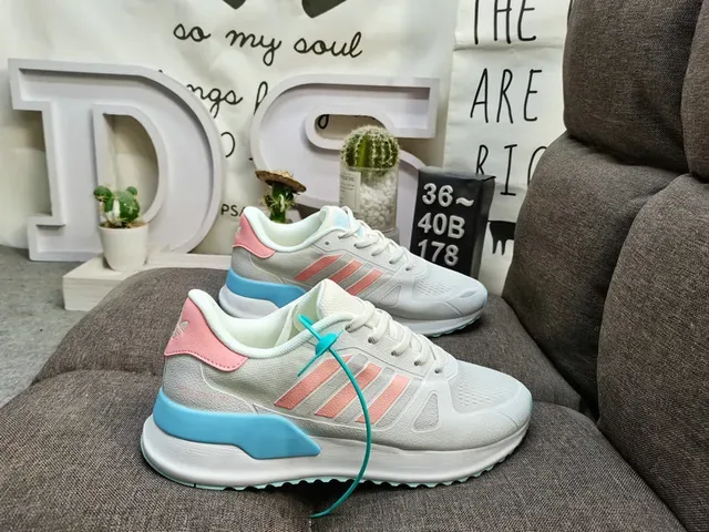 Adidas White Multicolor Mesh Upper Three-Stripe Side Panel Lifestyle Sneakers 11