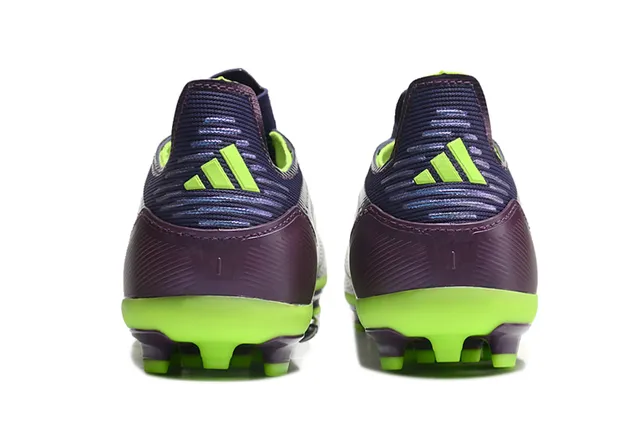 Adidas X Purple Green Low-Cut Synthetic Upper Iridescent Finish Firm-Ground Soccer Shoes 4