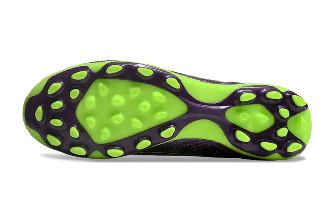 Adidas X Purple Green Low-Cut Synthetic Upper Iridescent Finish Firm-Ground Soccer Shoes 6