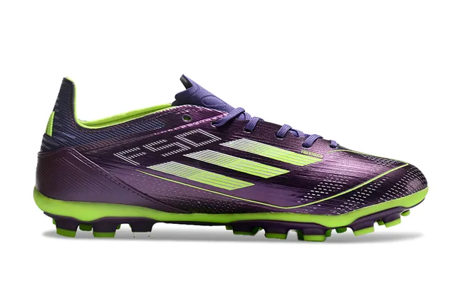 Adidas X Purple Green Low-Cut Synthetic Upper Iridescent Finish Firm-Ground Soccer Shoes 7