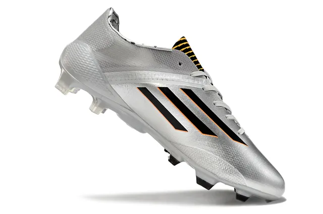 Adidas X Series Metallic Silver Black Orange Firm-Ground Soccer Shoes 2
