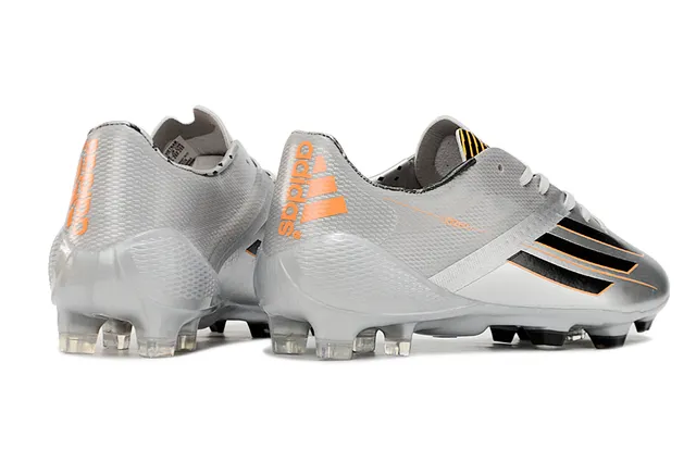 Adidas X Series Metallic Silver Black Orange Firm-Ground Soccer Shoes 5