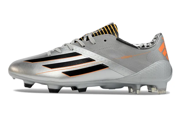 Adidas X Series Metallic Silver Black Orange Firm-Ground Soccer Shoes 7
