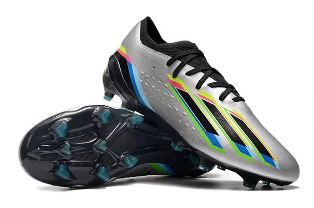 Adidas X Speedflow Multicolore Argenté Gris Chaussures de football pour terrain ferme 4