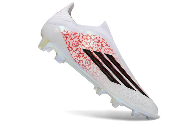 Adidas X Speedflow White Red Rose Firm-Ground Soccer Shoes 6