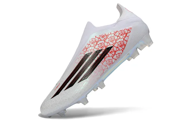 Adidas X Speedflow White Red Rose Firm-Ground Soccer Shoes 7