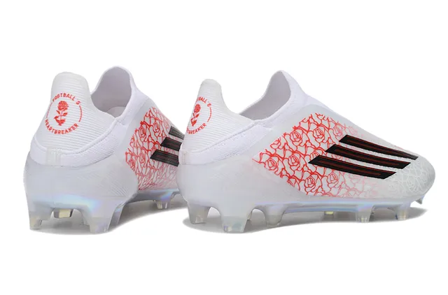Adidas X Speedflow White Red Rose Firm-Ground Soccer Shoes 9