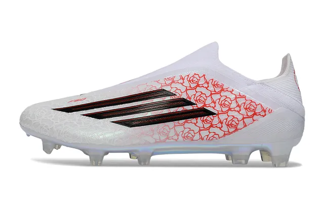 Adidas X Speedflow White Red Rose Firm-Ground Soccer Shoes 11