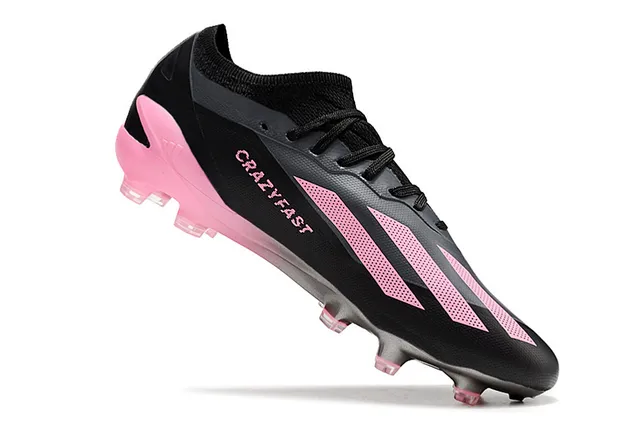 Adidas X Speedportal Black Pink Firm-Ground Soccer Shoes 2