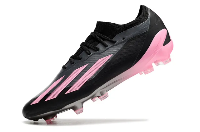 Adidas X Speedportal Black Pink Firm-Ground Soccer Shoes 3