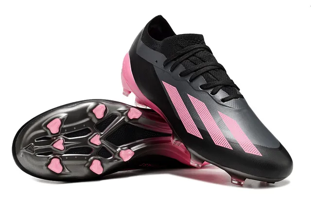 Adidas X Speedportal Black Pink Firm-Ground Soccer Shoes 4