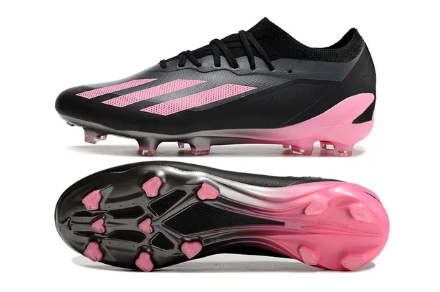 Adidas X Speedportal Black Pink Firm-Ground Soccer Shoes 6