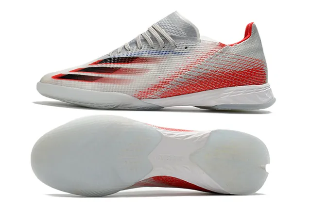 Adidas X Speedportal Indoor Amarelo neón Preto Branco Tênis de futebol indoor 14