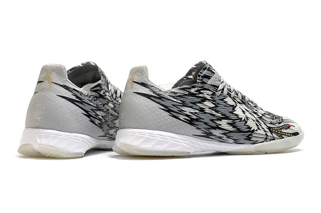 Adidas X Speedportal Indoor Amarelo neón Preto Branco Tênis de futebol indoor 19