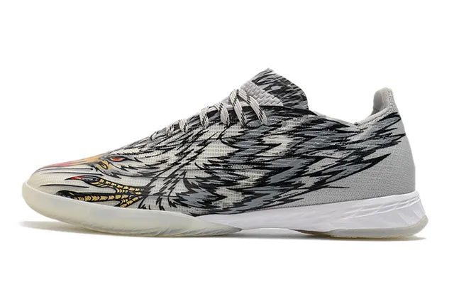 Adidas X Speedportal Indoor Amarelo neón Preto Branco Tênis de futebol indoor 22