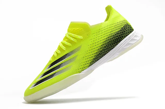 Adidas X Speedportal Indoor Amarelo neón Preto Branco Tênis de futebol indoor 24