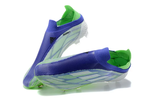 Adidas X Speedportal Neon Green Blue Firm-Ground Soccer Shoes 2