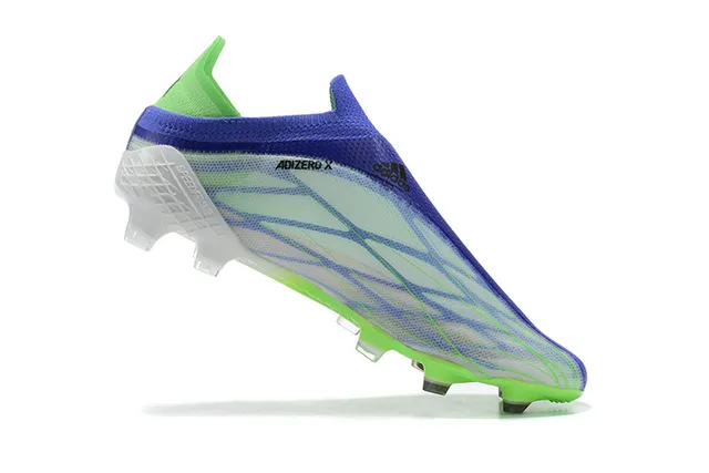Adidas X Speedportal Neon Green Blue Firm-Ground Soccer Shoes 3