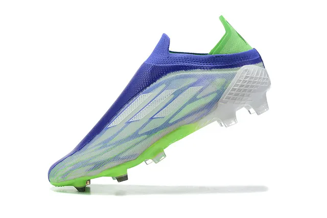 Adidas X Speedportal Neon Green Blue Firm-Ground Soccer Shoes 4
