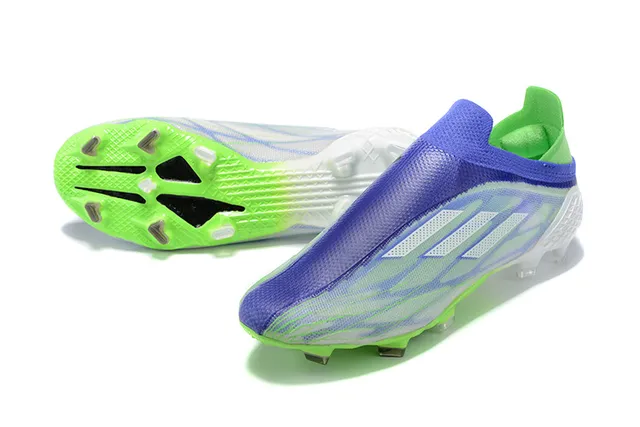 Adidas X Speedportal Neon Green Blue Firm-Ground Soccer Shoes 7