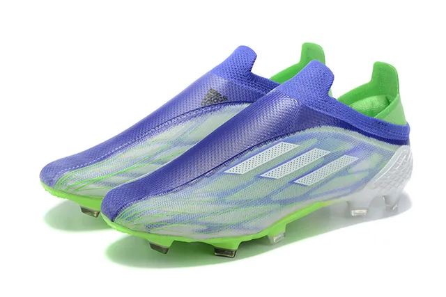 Adidas X Speedportal Neon Green Blue Firm-Ground Soccer Shoes 8