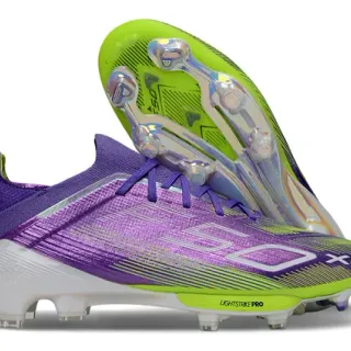 Adidas X Speedportal Purple Neon Lime Firm-Ground Soccer Shoes