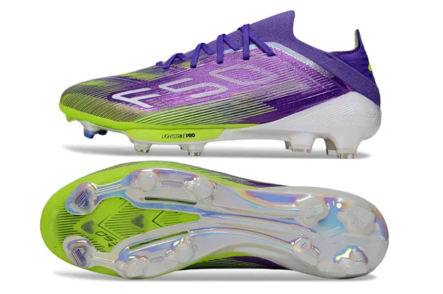 Adidas X Speedportal Violet Néon Lime Chaussures de football à semelles fermes 6