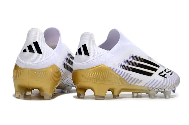 Adidas X Speedportal Branco Dourado Preto Botas de Futebol para Terra Firme 5