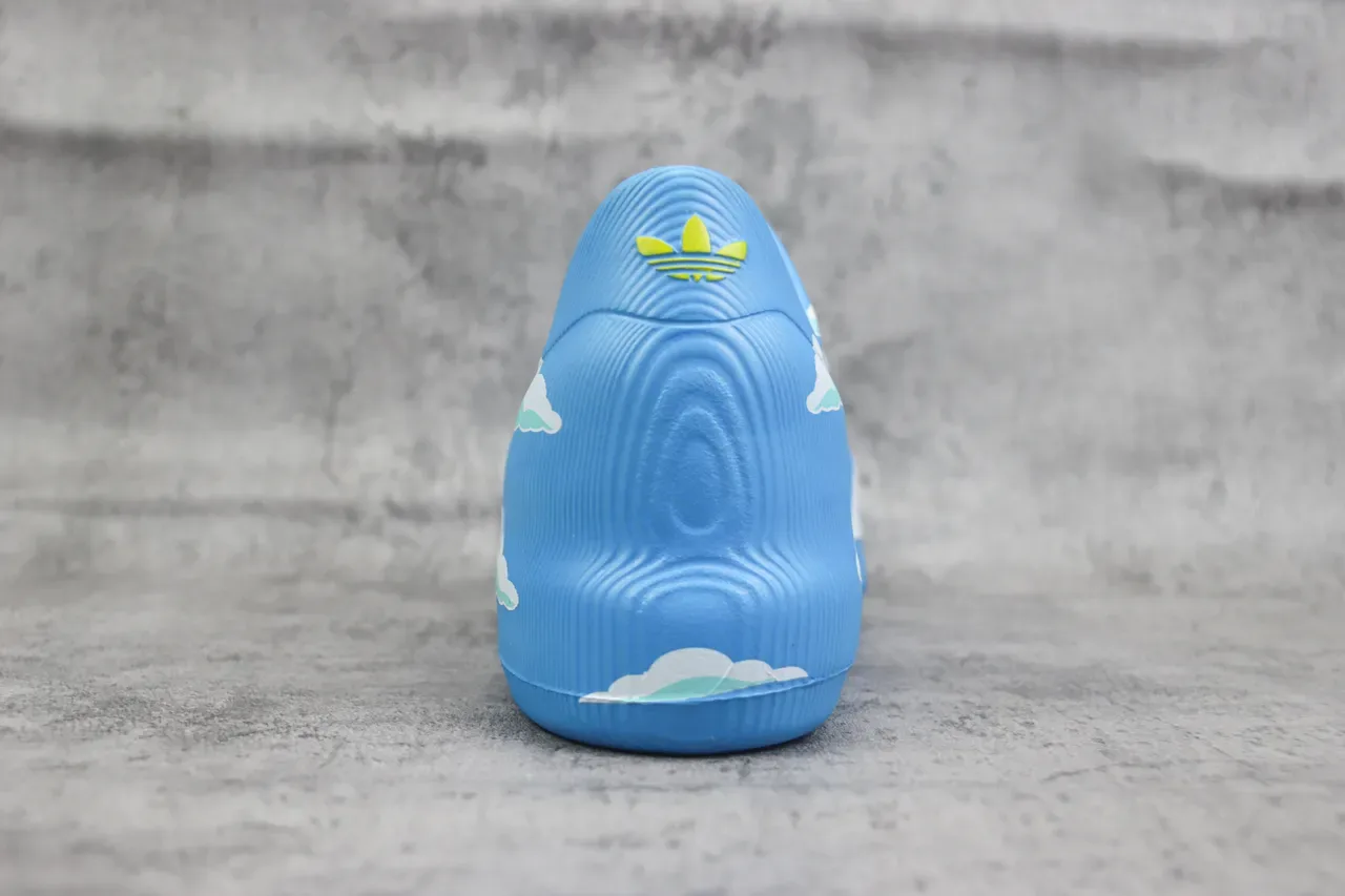 Adidas Yeezy Slide Cloud Print Light Blue Lifestyle Sneakers 9
