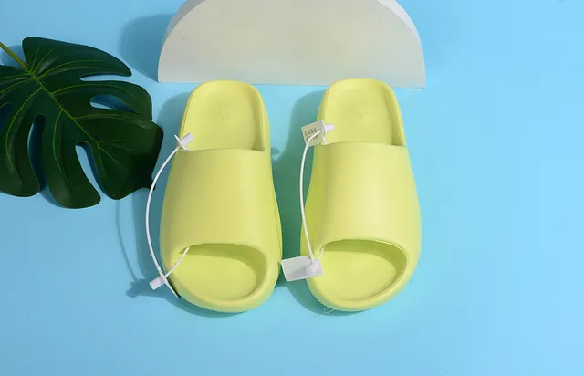 Adidas Yeezy Slide Fluorescent Green Slippers 5