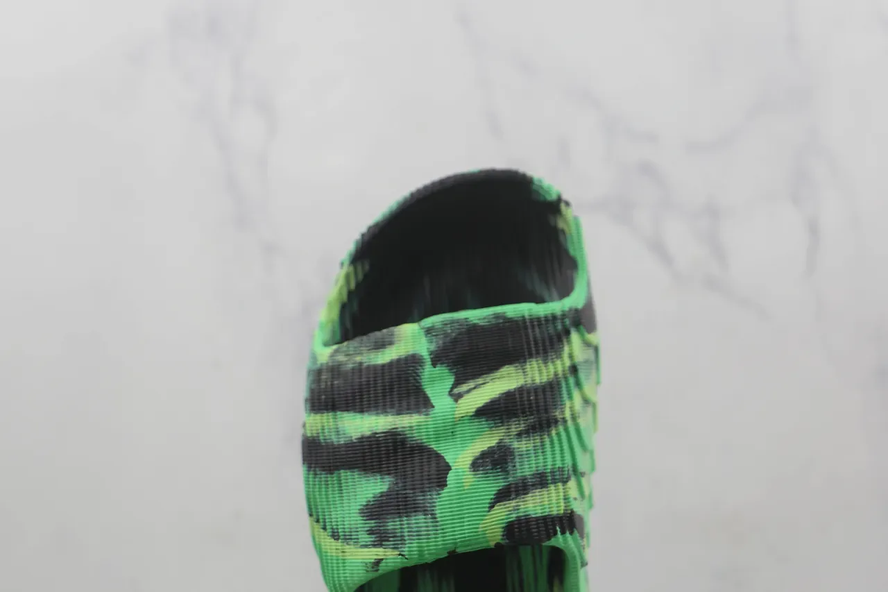Adidas Yeezy Slide Verde Preto Camo Chinelos 6